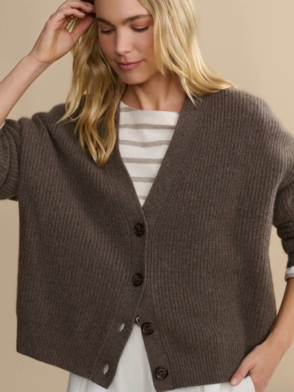 Jenni Kayne Cropped Cocoon Cardigan